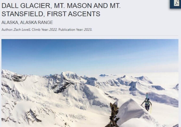 Dall Glacier Mt Mason And Mt Stansfield 2022